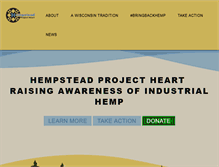 Tablet Screenshot of hempsteadprojectheart.org